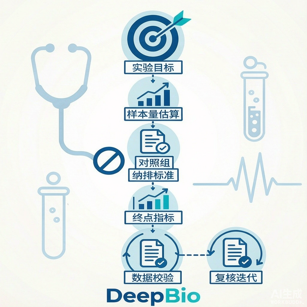 DeepBio 实验设计与临床研究辅助示意