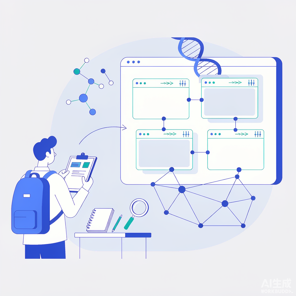 DeepBio 文献证据整理工作流示意
